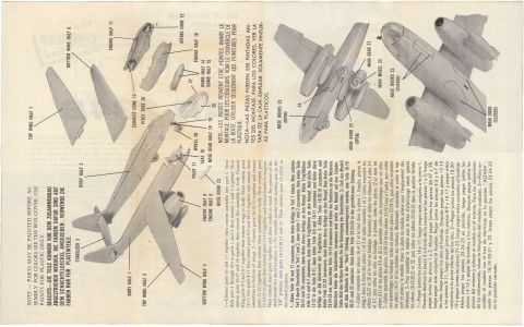 Коробка FROG 334P Supermarine N.113, International Model Aircraft Limited, 1957